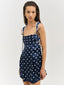 Holland Mini Dress Navy Blue