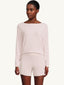 Cozychic Ultralite Boatneck Pullover & Short Set Sand Dune