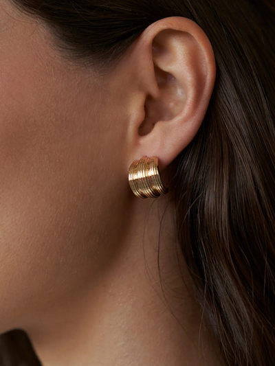 Small Elsa Shield Earrings