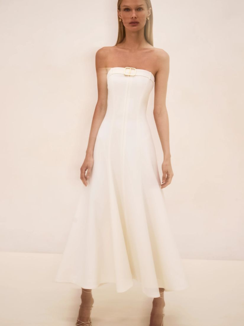 Pearse Dress White
