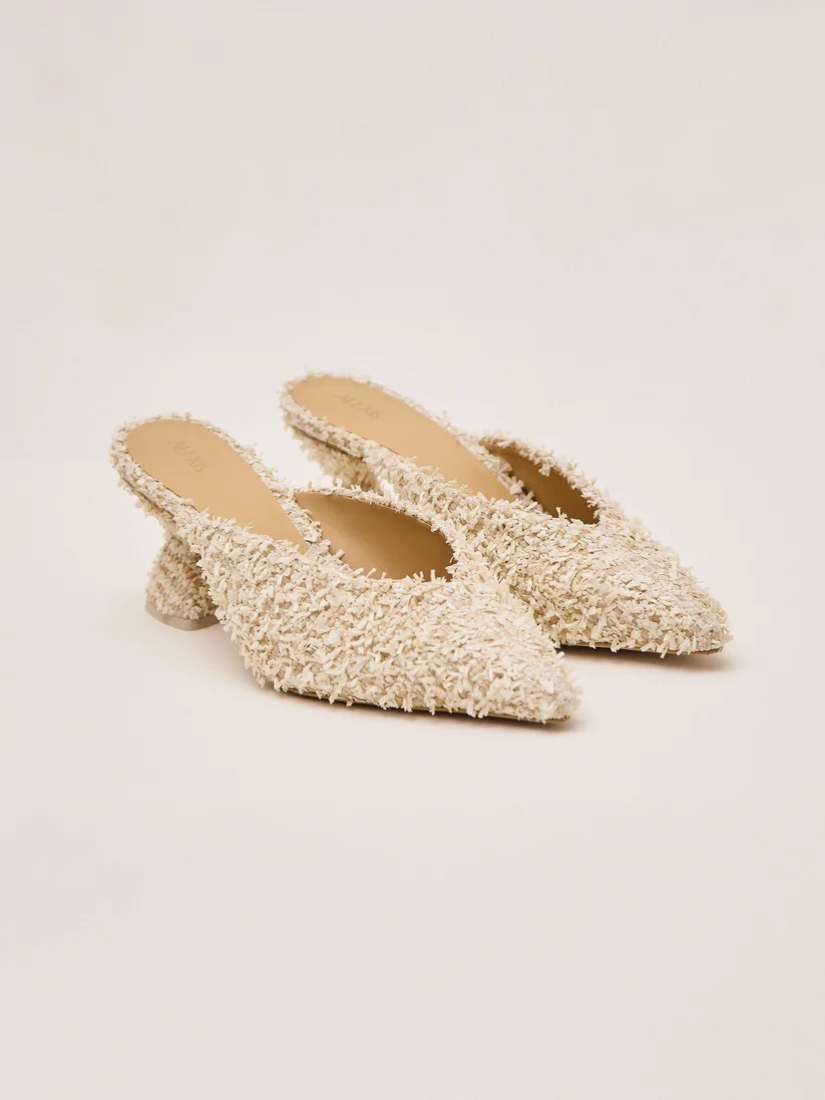 Madeline Mule Natural Off White