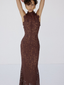 Ainhoa Midi Dress Brown