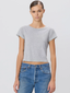 Short Sleeve Baby Tee Heather Grey