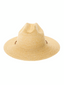 Straw Flat Brim Western Cowboy Hat Natural