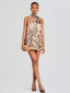 Glindy Dress Animal Print