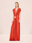 Lunaria Long Dress Vermillion