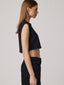 David Crop Tee Black