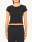 Short Sleeve Baby Tee Black