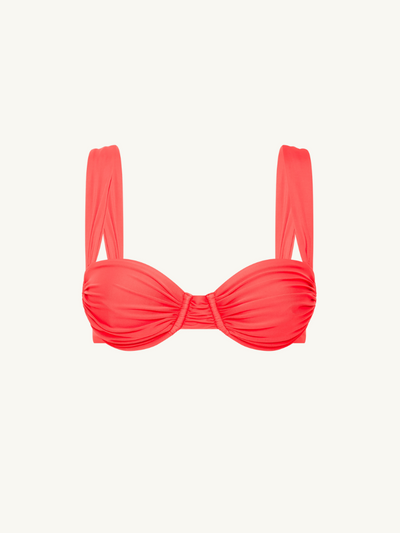 Sol Bikini Top Vermillion