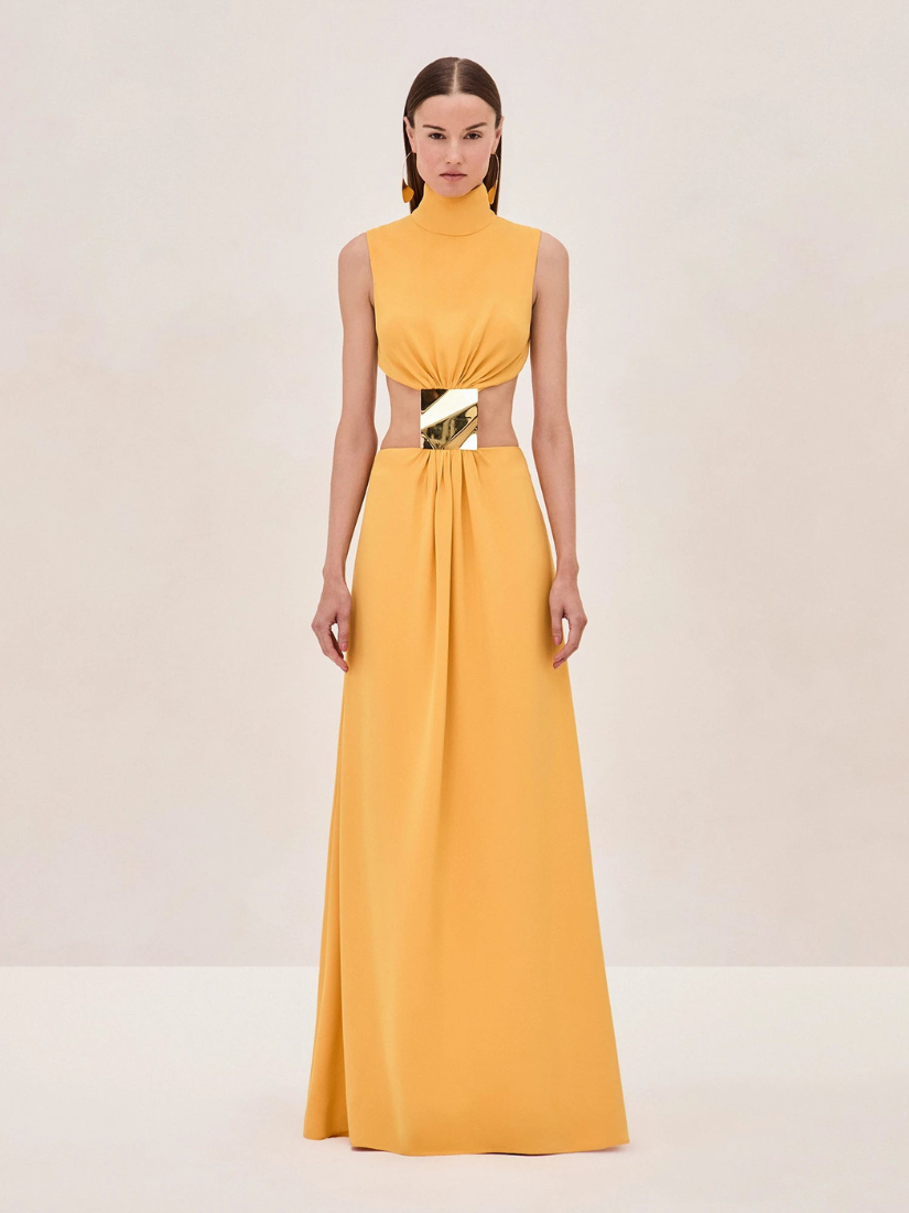 Prague Dress Yellow