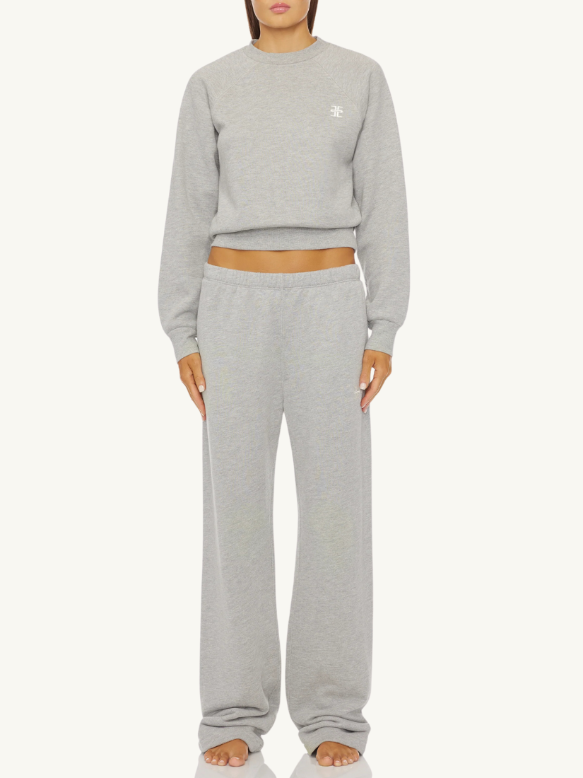 Straight Leg Sweatpant Heather Grey – Shop Splash