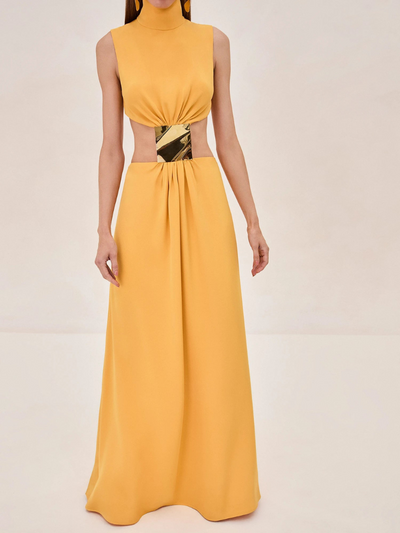 Prague Dress Yellow