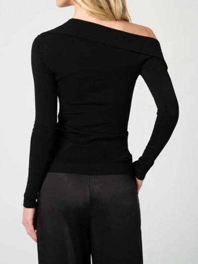 Off the Shoulder Collared Shirt