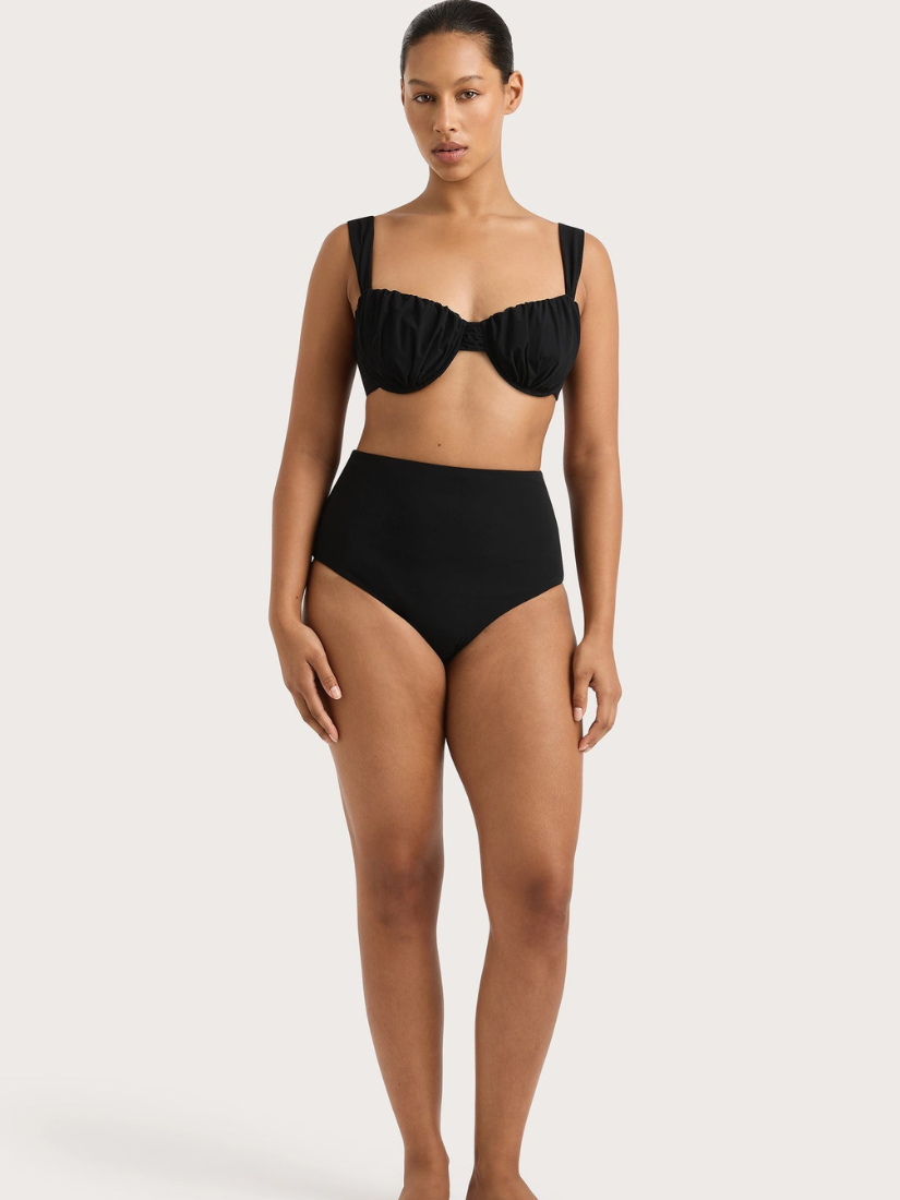 Reyes Bikini Bottom Black