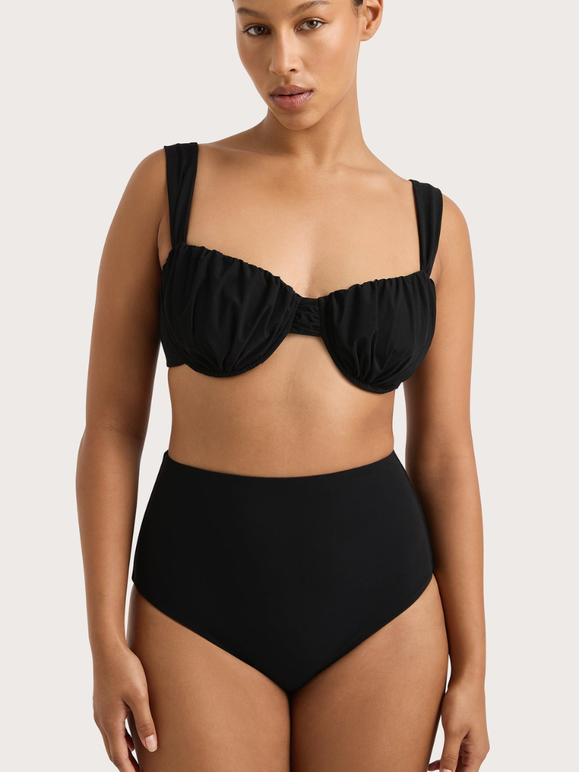 Reyes Bikini Bottom Black