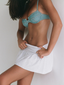 Vanessa Solid Mini Skirt