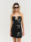 Helena Poplin Mini Dress Black