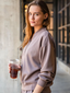 Modal Poly Zip Hoodie Jacket Mocha