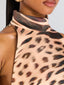 Glindy Dress Animal Print