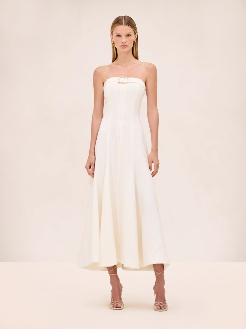 Pearse Dress White