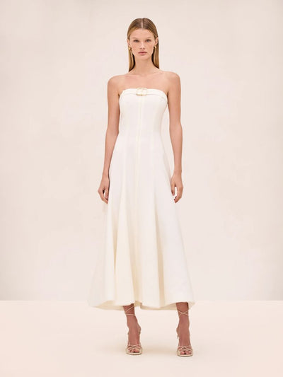 Pearse Dress White