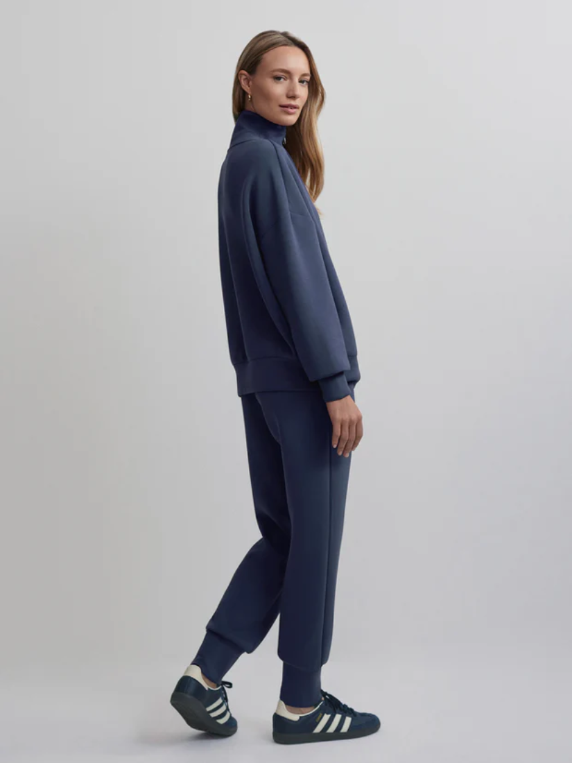 Hawley Half Zip Sweatshirt Blue Nights