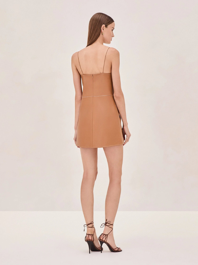 Amery Short Dress Saddle