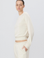 Shrunken Raglan Sweatshirt Bone