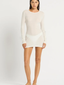 Adley Long Sleeve Mini Dress Coconut