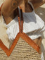 Cancun Seagrass Bag Tan