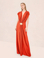 Lunaria Long Dress Vermillion