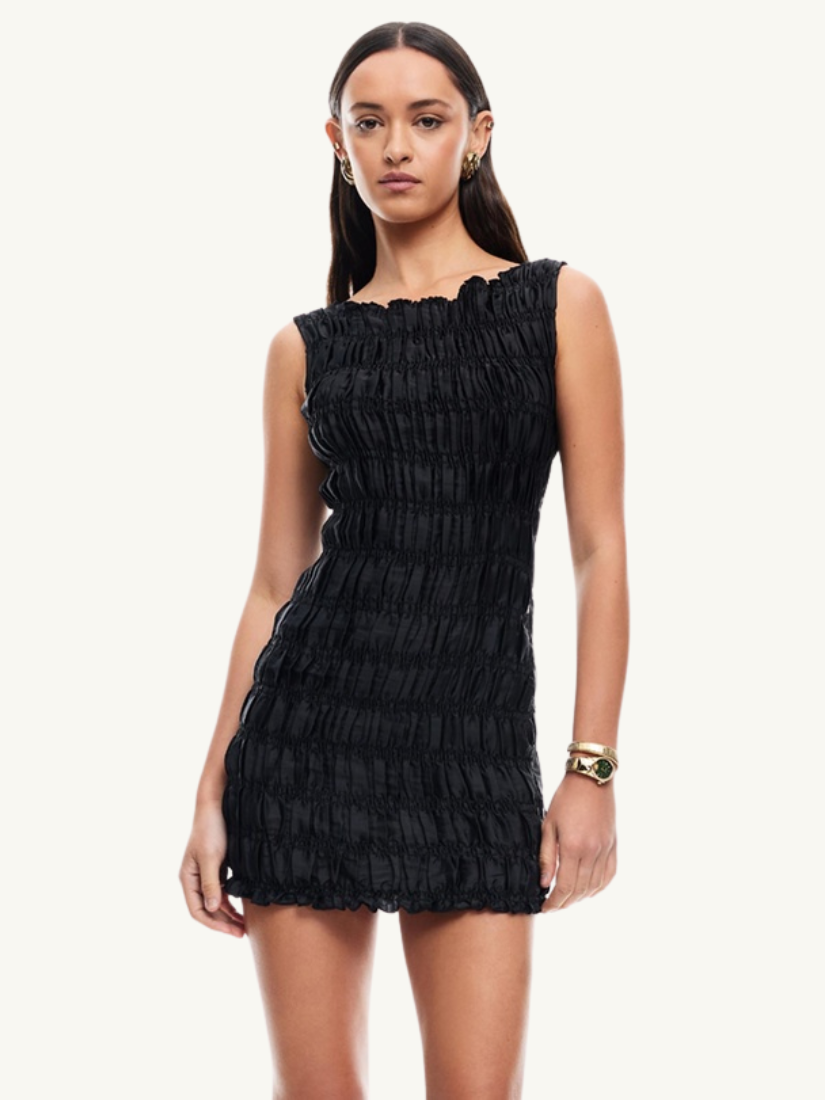 Guccio Mini Dress Black