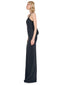 One Shoulder Bias Gown Black