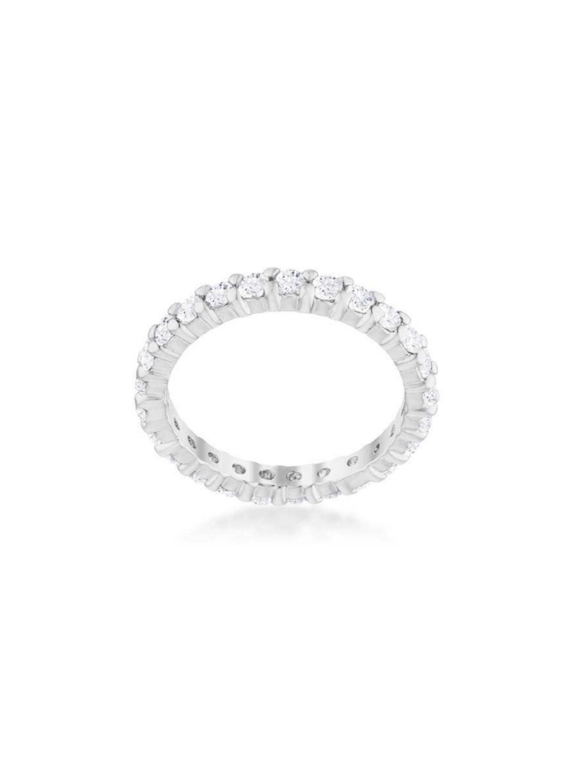Cubic Zirconia Eternity Band