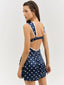 Holland Mini Dress Navy Blue