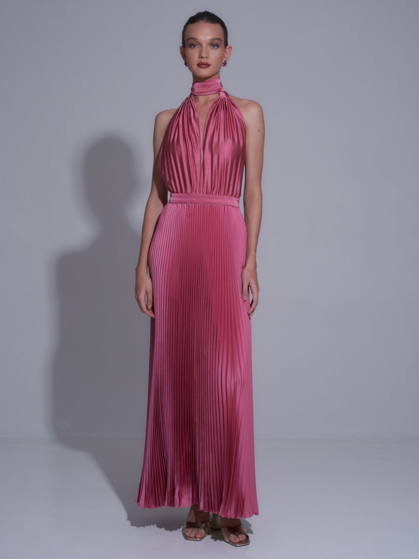 Moderniste Gown Dusty Rose