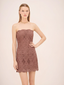 Zermatt Dress Brown Crochet