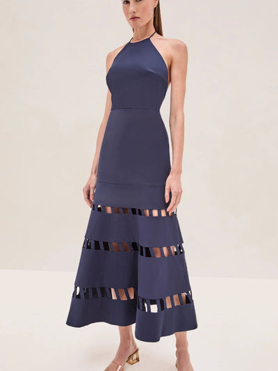 Janessa Dress Navy Blue