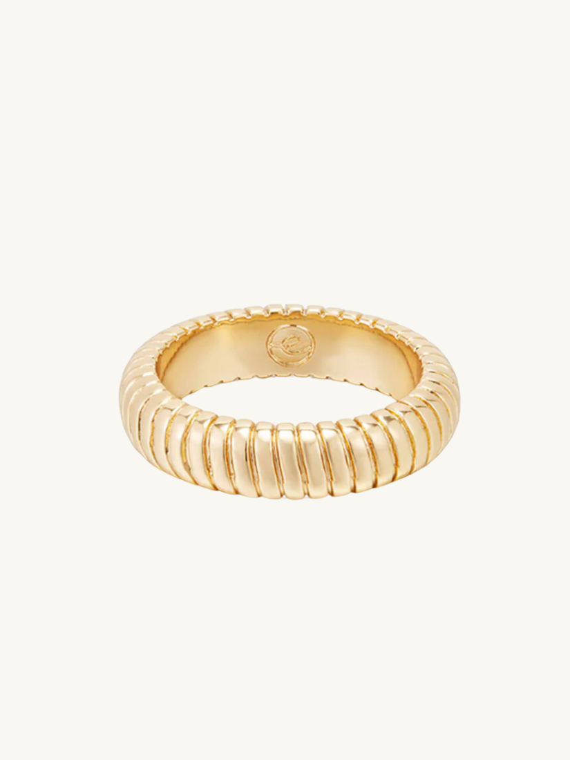 Your Essential Twisted Flex Ring Gold
