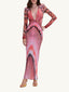 Pappilon Tulle Long Dress Light Orange