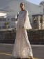 Veil Dress Floor Length Ivory