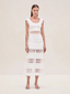 Saundra Dress White