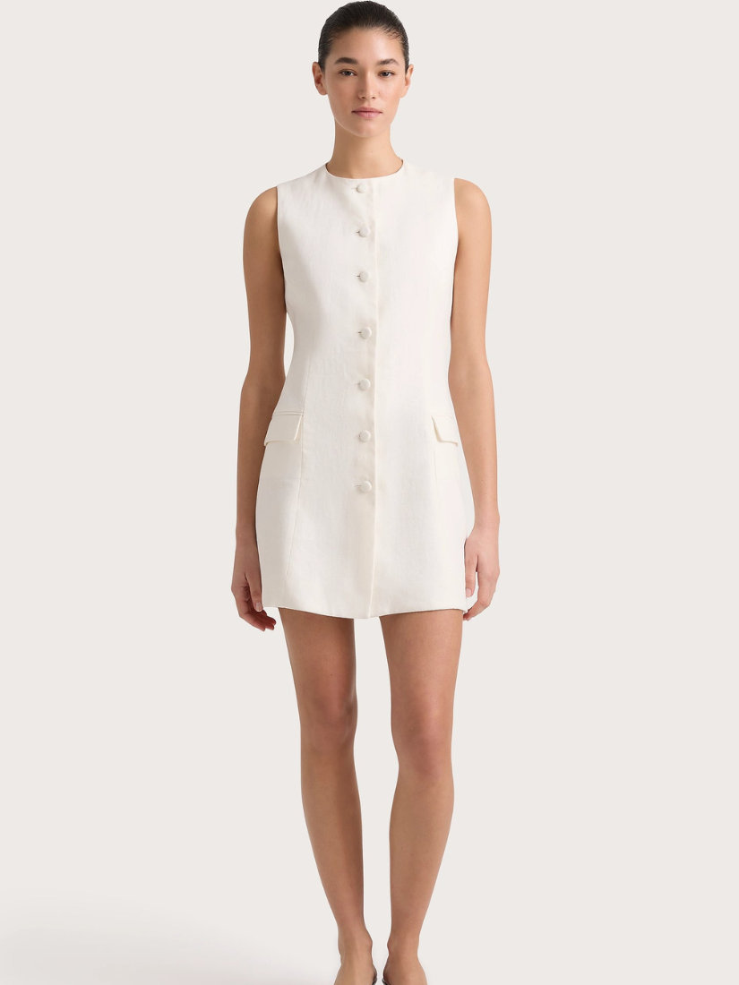 Jane Mini Dress White