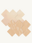 Cross Nipple Covers Creme