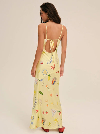 Huda Maxi Dress Yellow