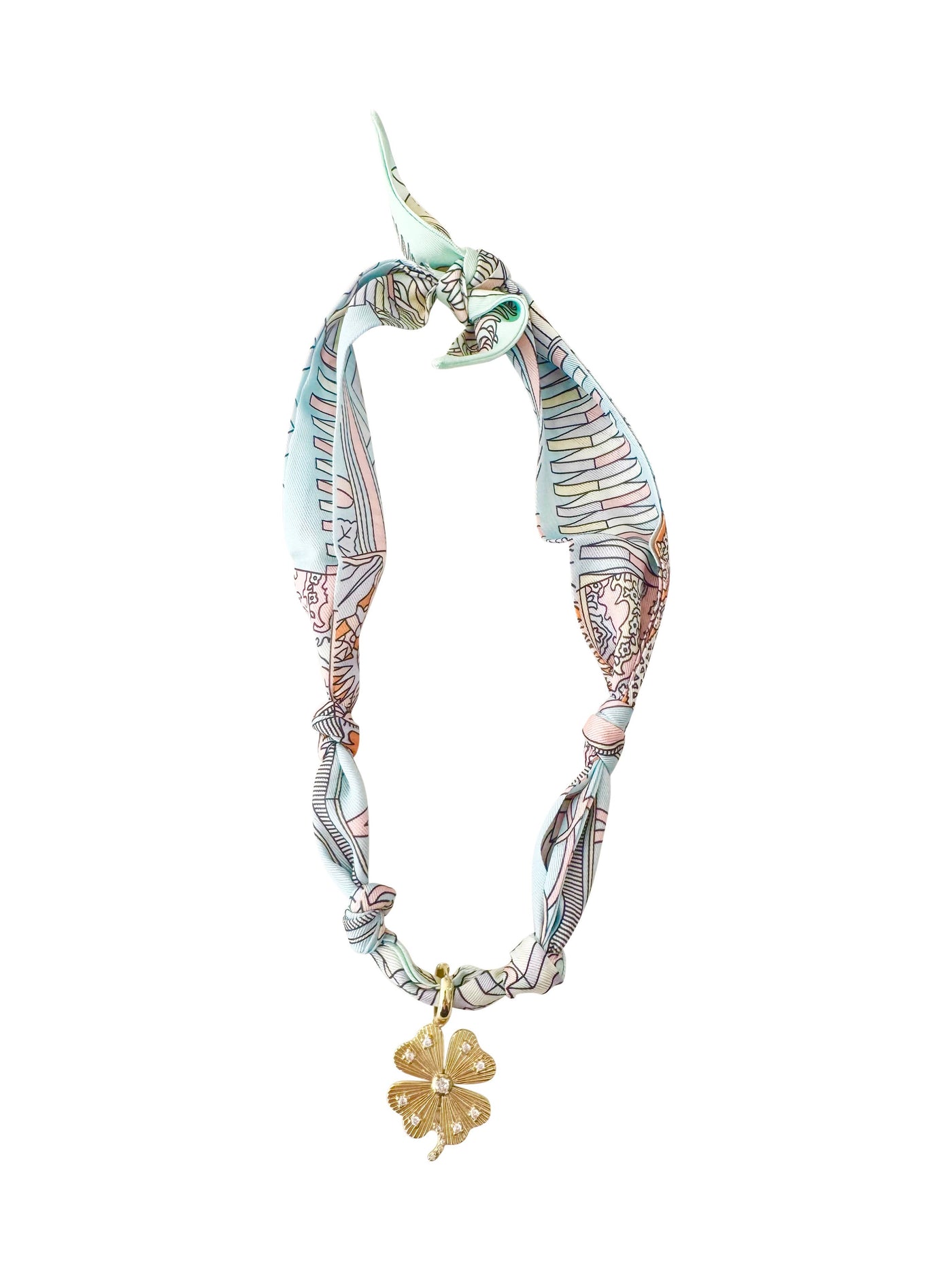 Scarf V Necklace Starfish