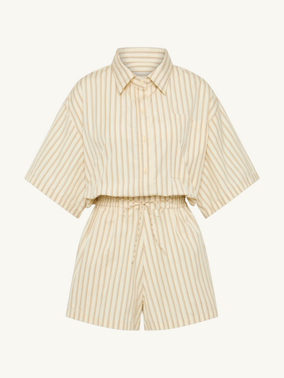 Faia Playsuit Shadow Stripe Butter