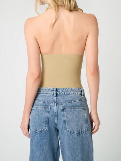 Knit Halter Top Oat