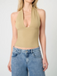 Knit Halter Top Oat
