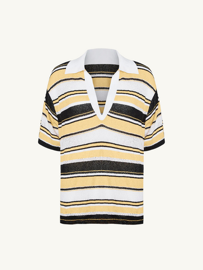 Polo Mini Dress Rugby Stripe